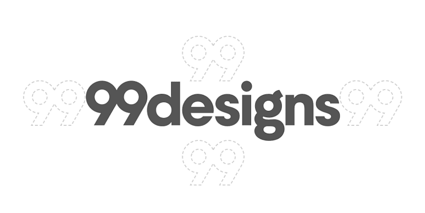 he “99” spacer sets a precedent of how the logo should be spaced.
