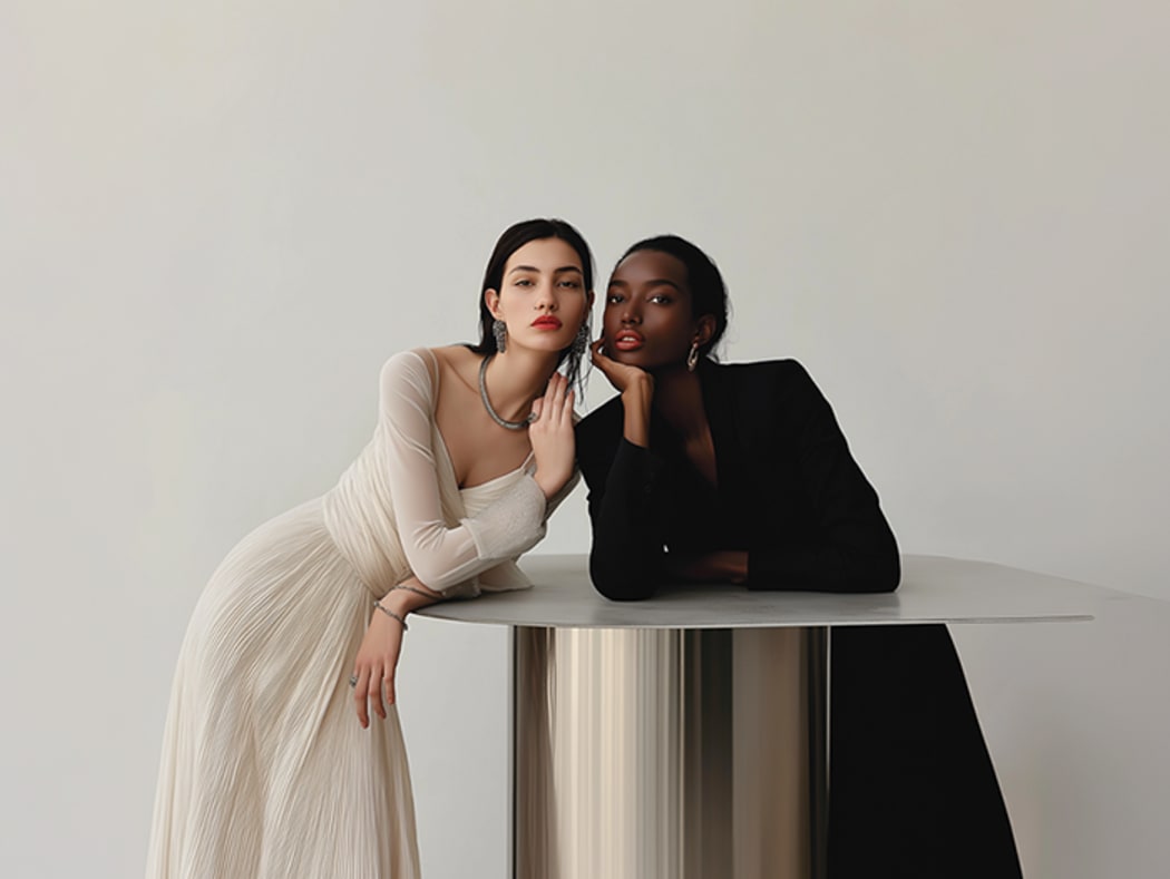 Glamour & Gleam palette featuring Cloud Dancer