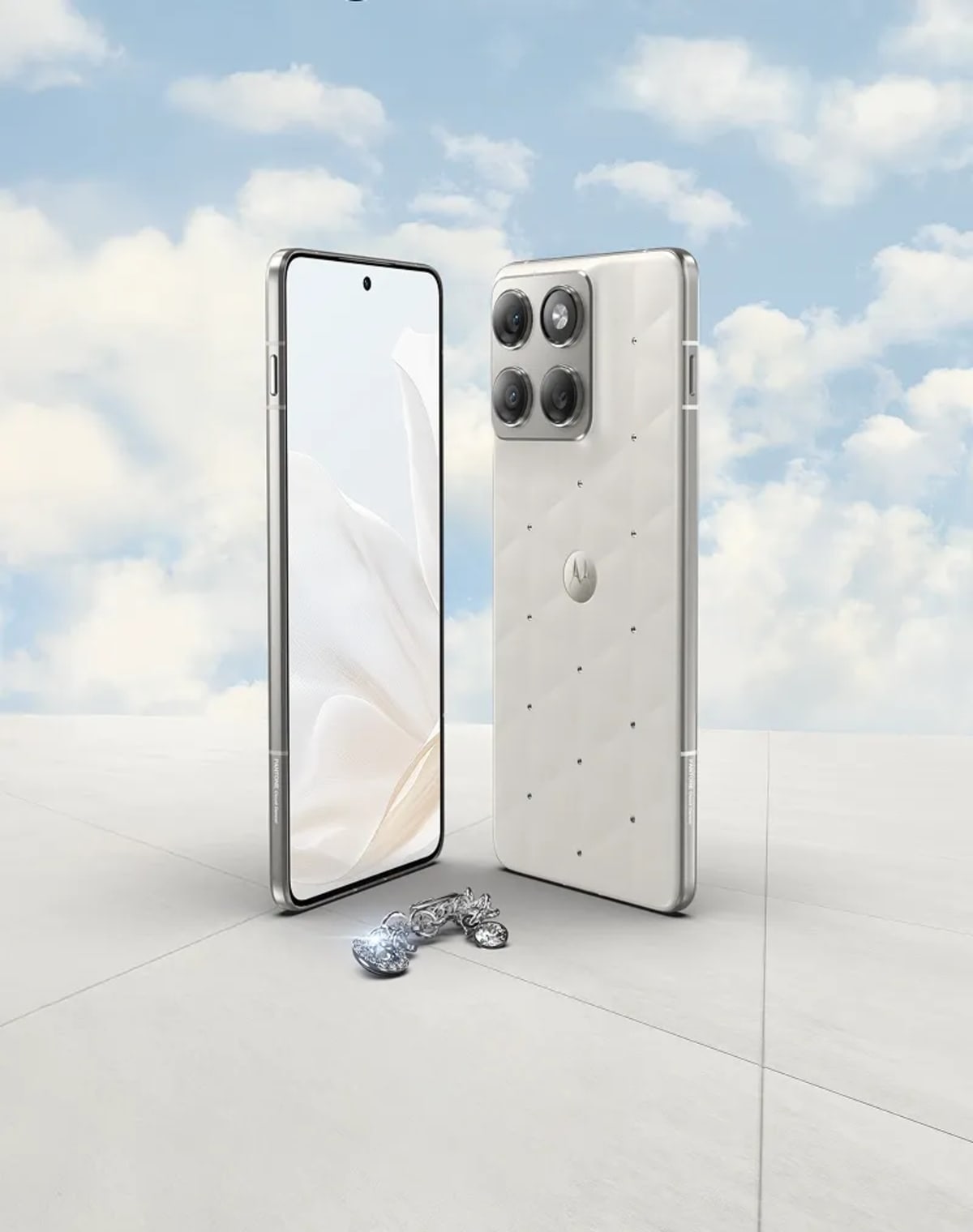 Motorola X Pantone Color of the Year 2026 Cloud Dancer