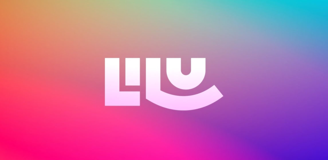 Chrome watermark logo design for Lilu