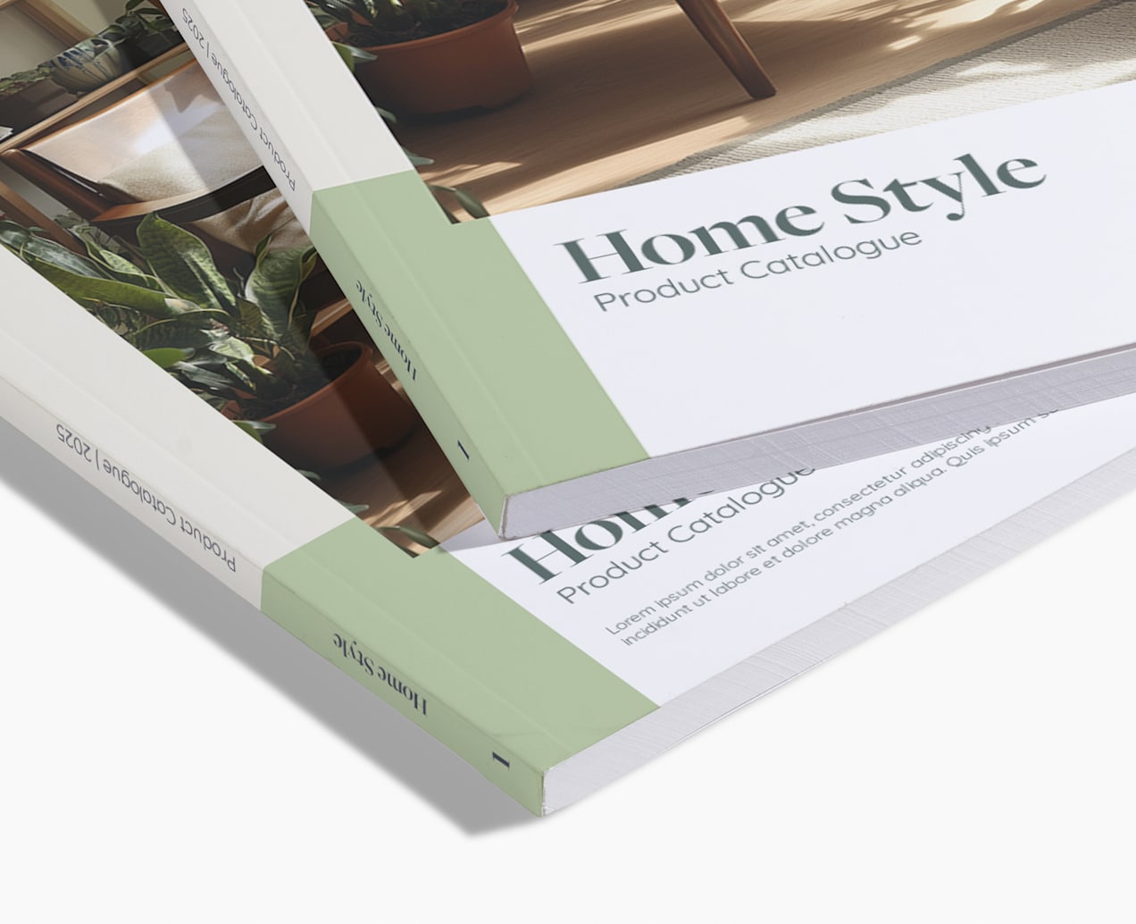 Two Home Style product catalogs laying one on top of each other