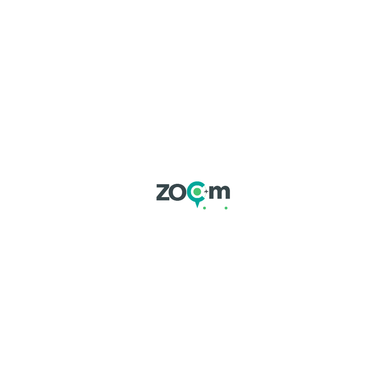 best animated logo design zoom with one spinning O