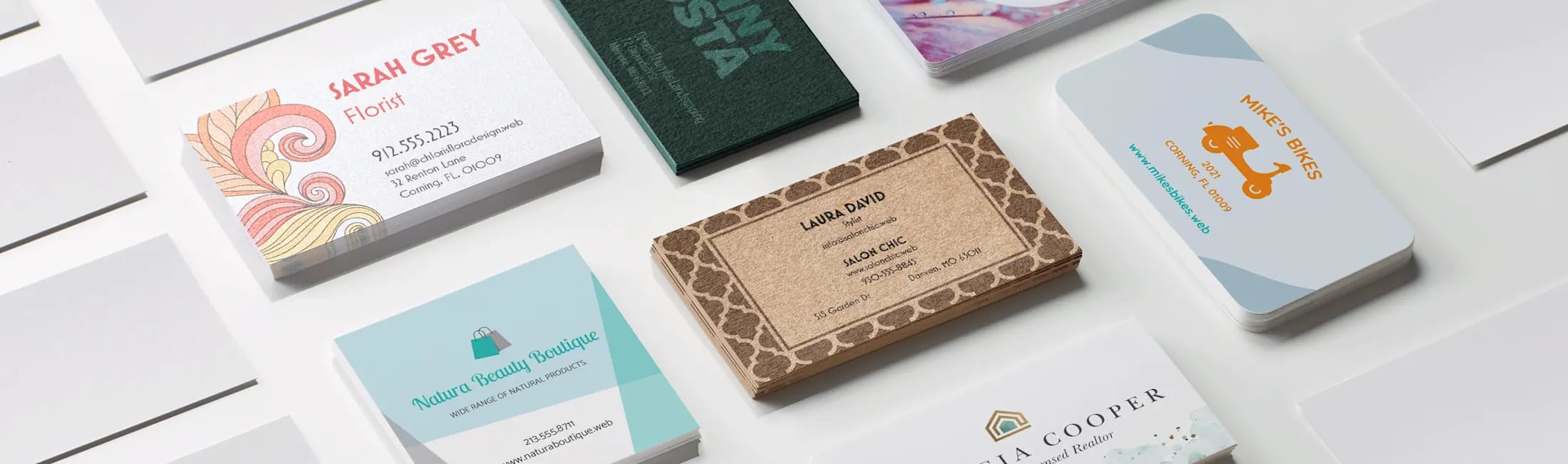 Ultra Thick Business Cards, Small Piece of Paper