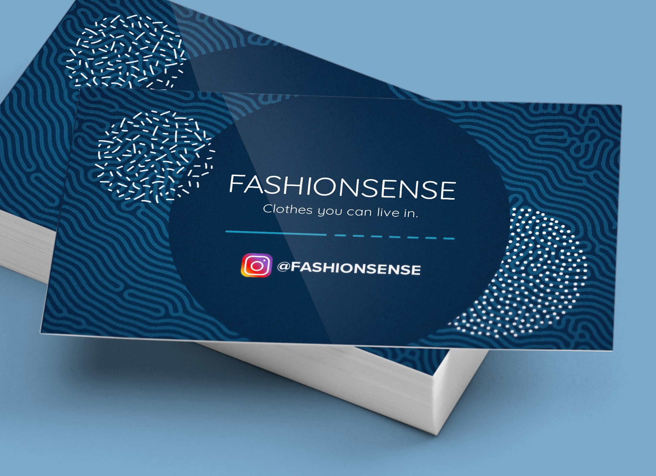 Instagran logo for business card design idea