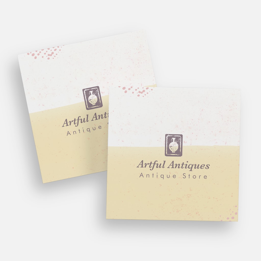 square business cards
