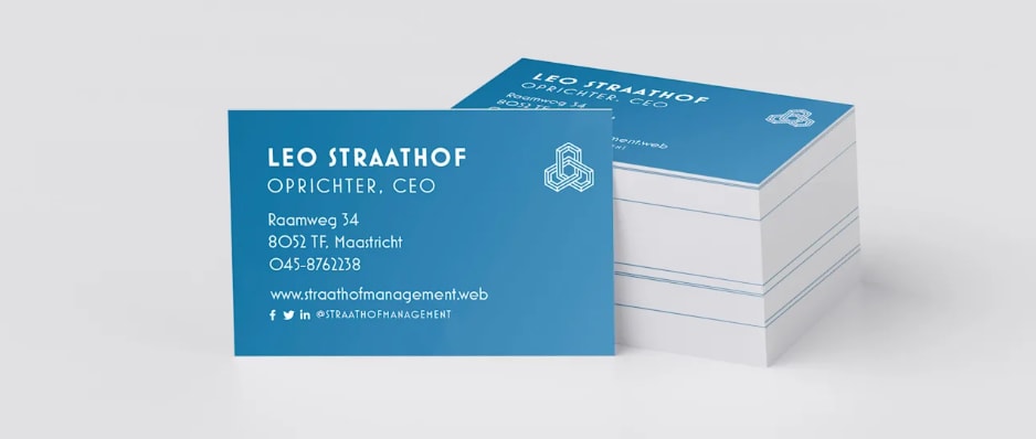 Wat moet er op een visitekaartje staan