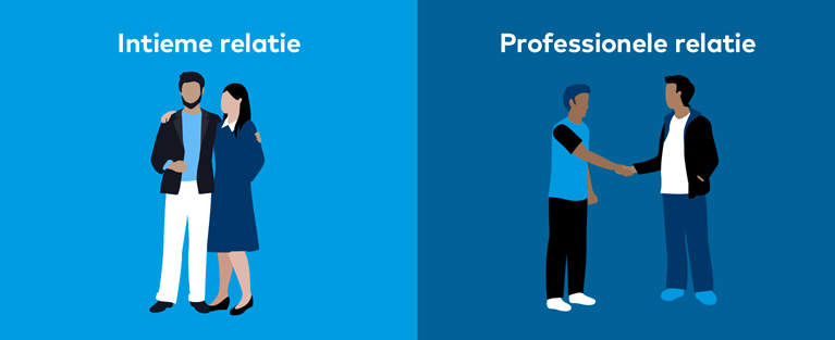 intieme relatie vs professionele relatie