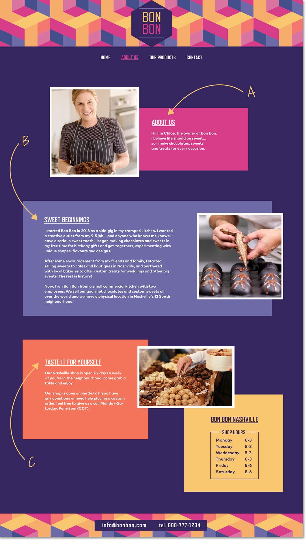 great about us page example