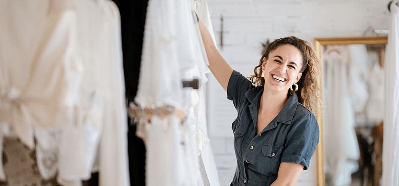 Marteal Mayer with Loulette Bride bridal gowns