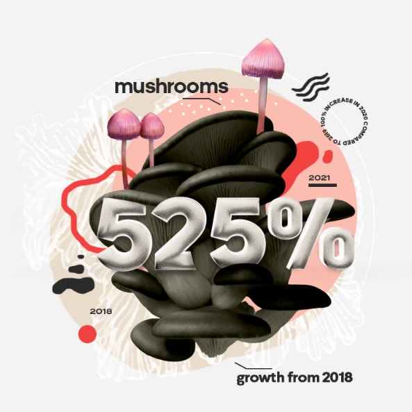 Ein Beispiel für den 2024-Grafikdesign-Trend 3D-Hyperrealismus