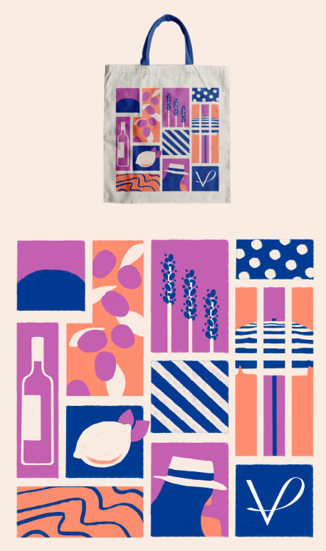 Ein Beispiel für den 2024-Grafikdesign-Trend Bento Grid