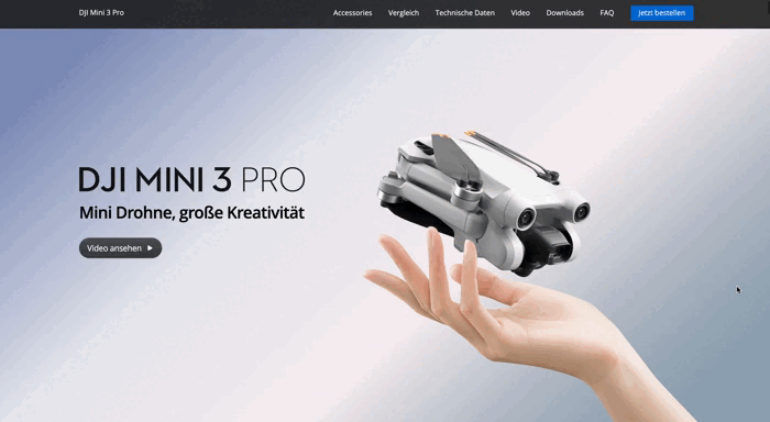 cinematic scroll web desgin trend