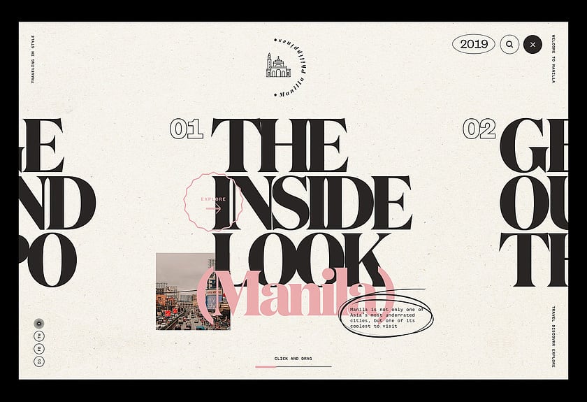 maxed out menu web design trend