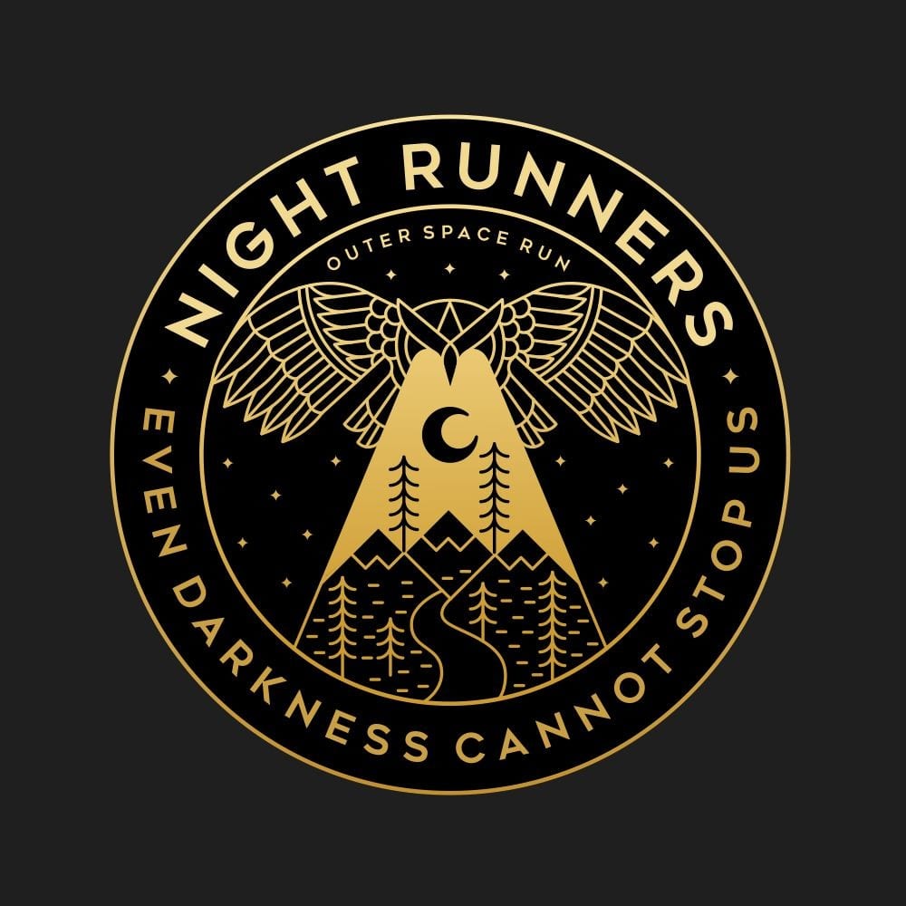 Line art t-shirt illustration of an owl