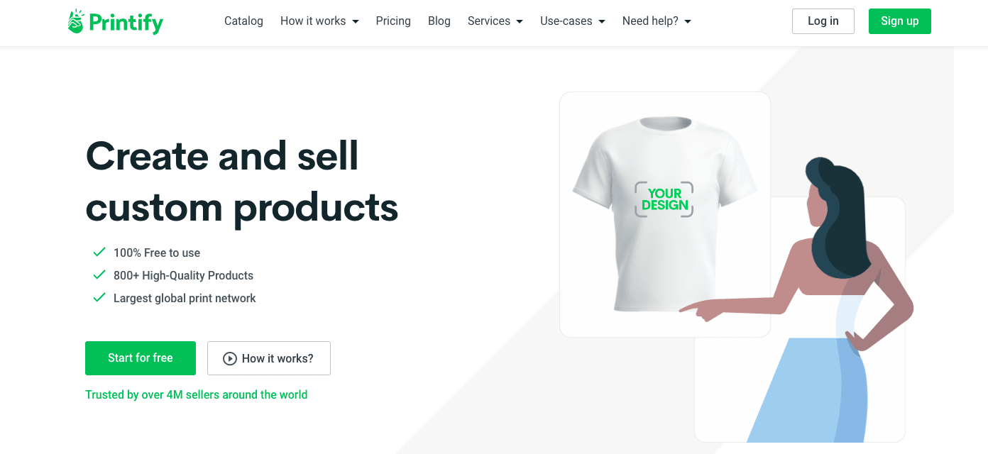 Printify dropshipping and print on demand service