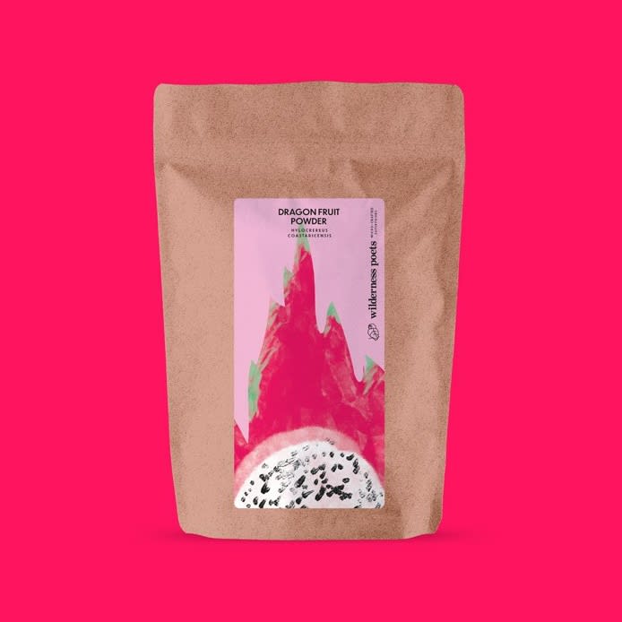 Dragon fruit powder design sticker