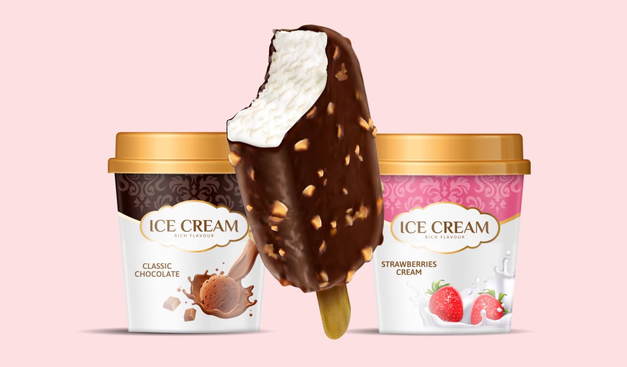 Ice cream packaging deals