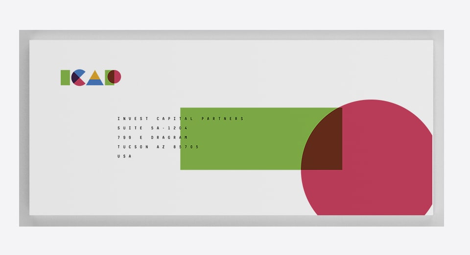 Colorful business card