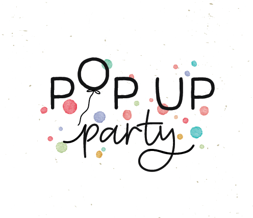 Logo design for party decor brand