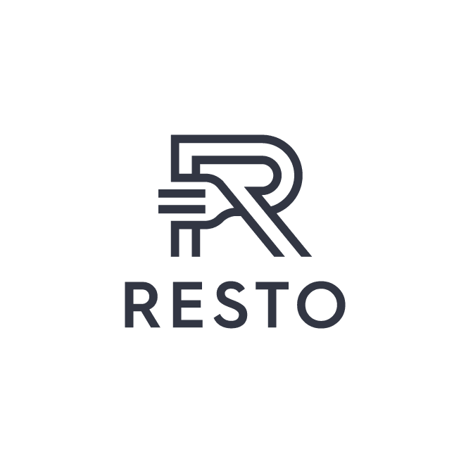 Resto restaurant logo
