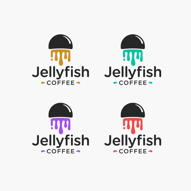 Flat art logo design