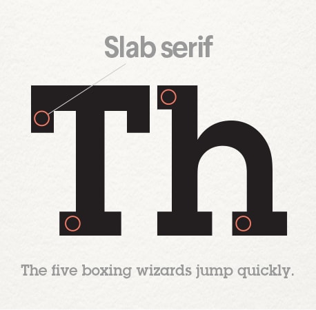 Slab serif