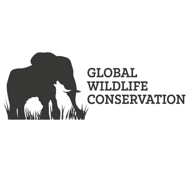 Negative space wildlife logo