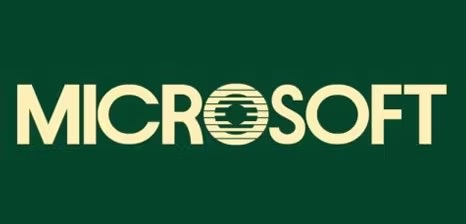 Microsoft logo from 1975 to 1987