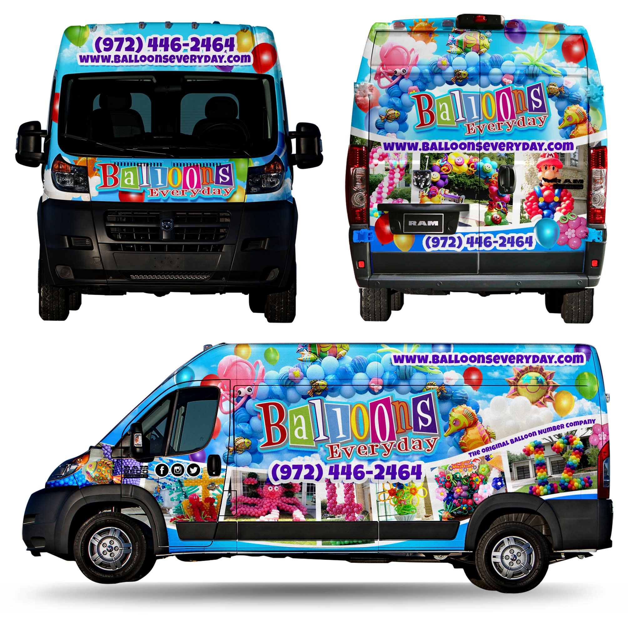 Balloons Everyday truck