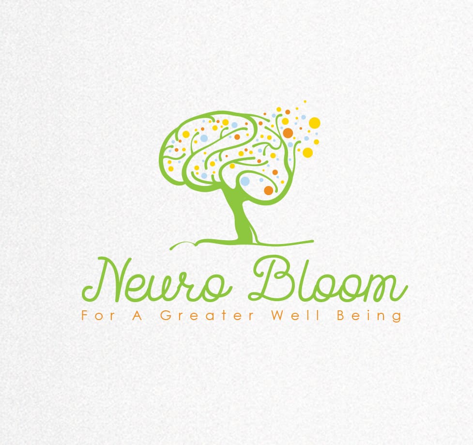 Neuro Bloom logo and tagline