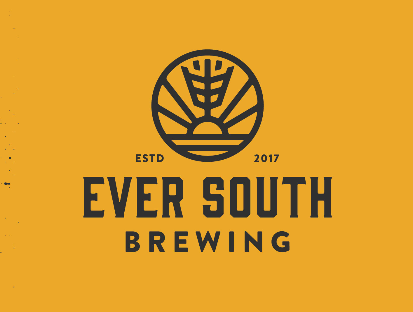 Ever South brewing yellow logo example