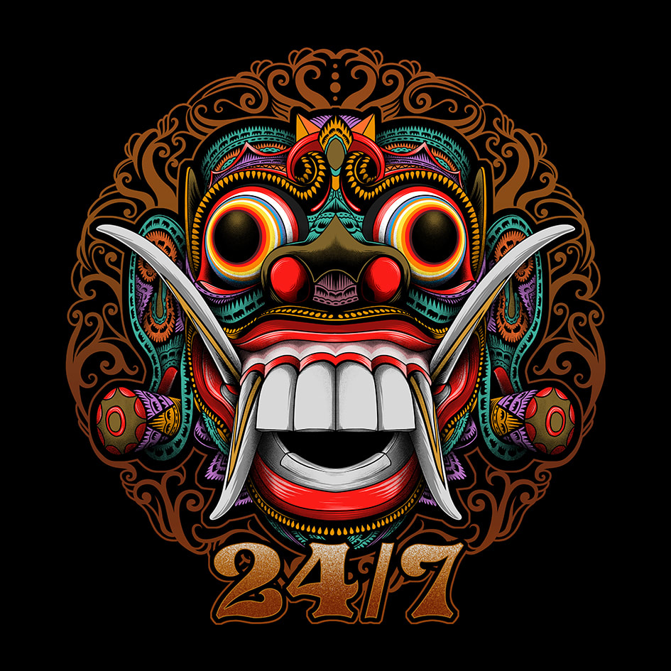 24/7 hip hop producer logo