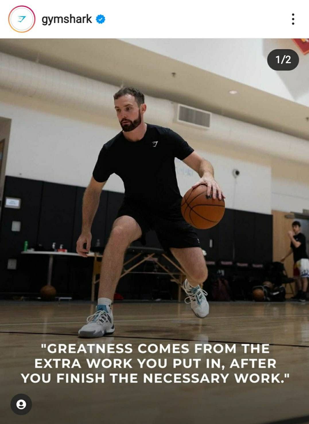 Instagram branding example: Gymshark