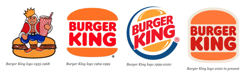 Burger King logo rebrands