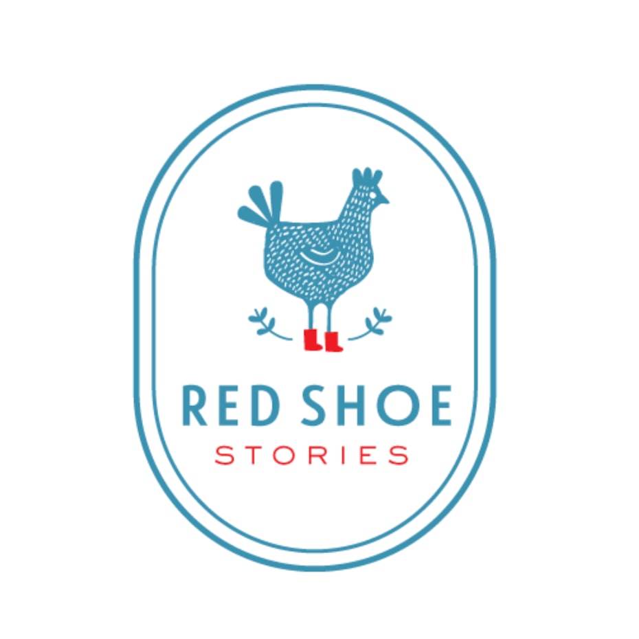 Red shoe logo