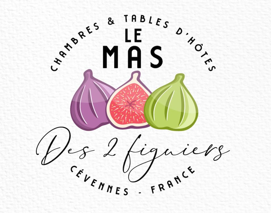 three figs in purple and green