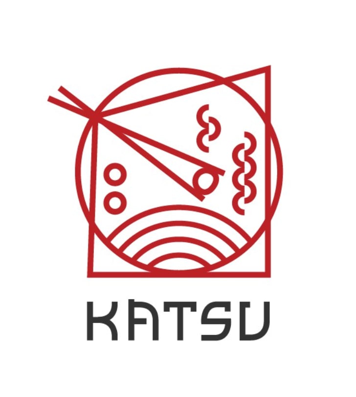 restaurant logo design, a circle with chopsticks
