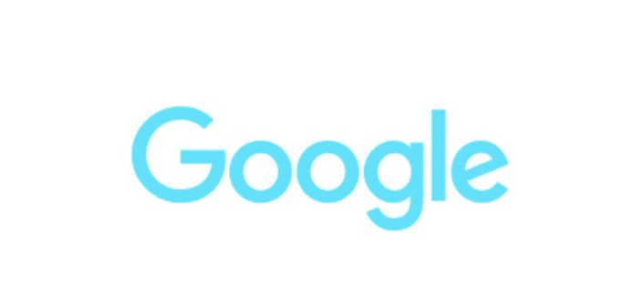 Screenshot of blue Google logo