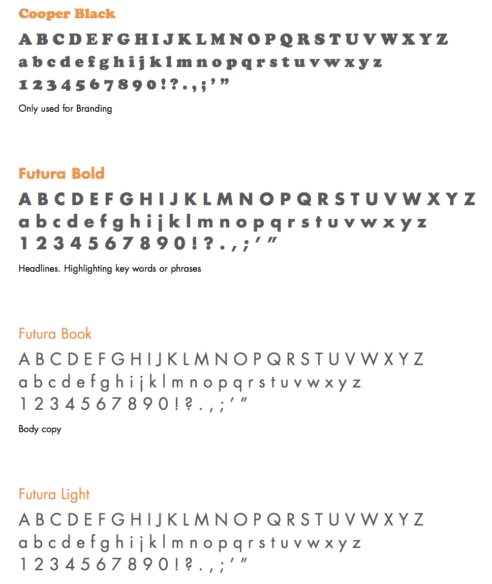 easyGroup typeface guide