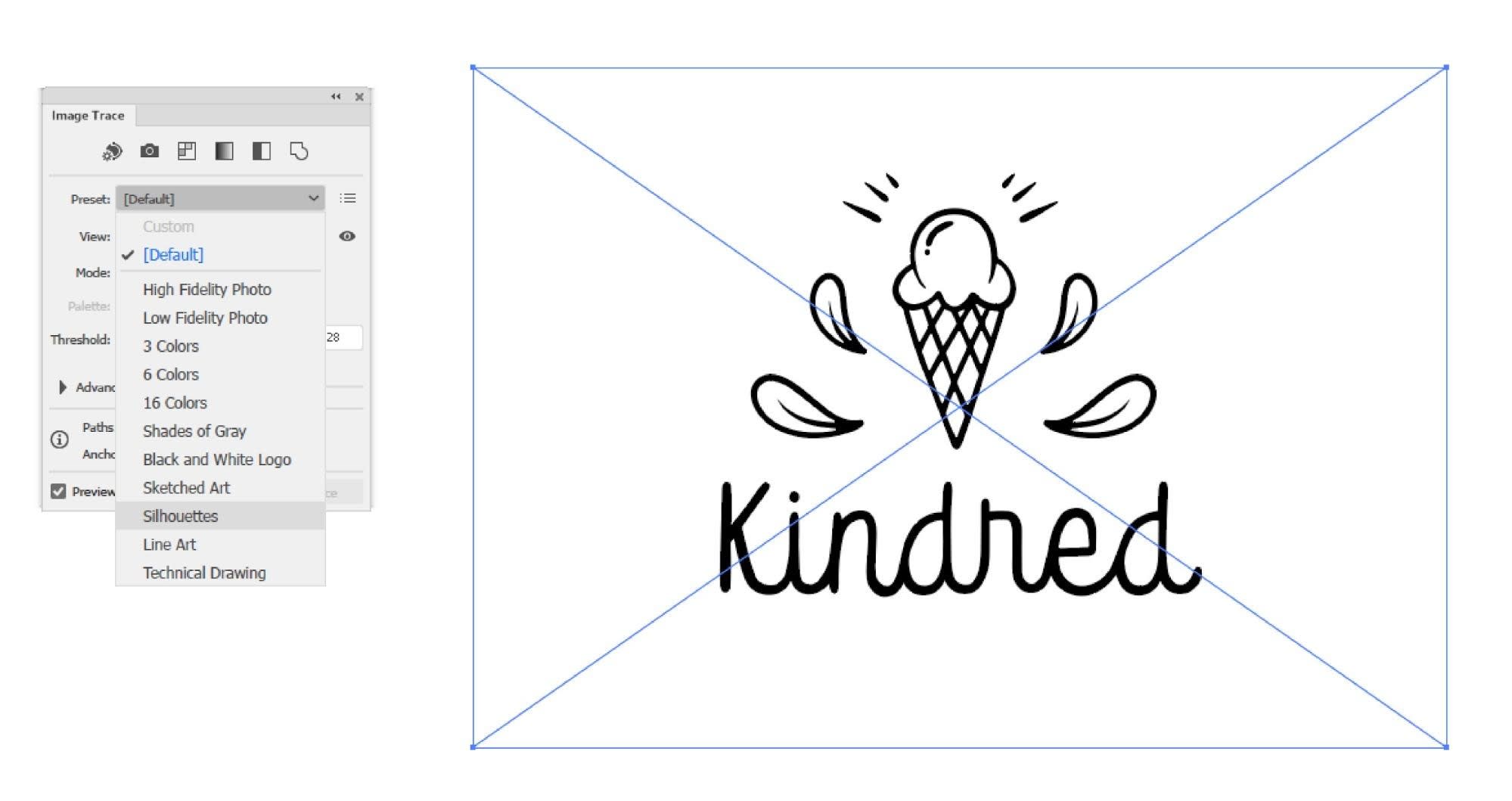 illustrator logo process screenshot