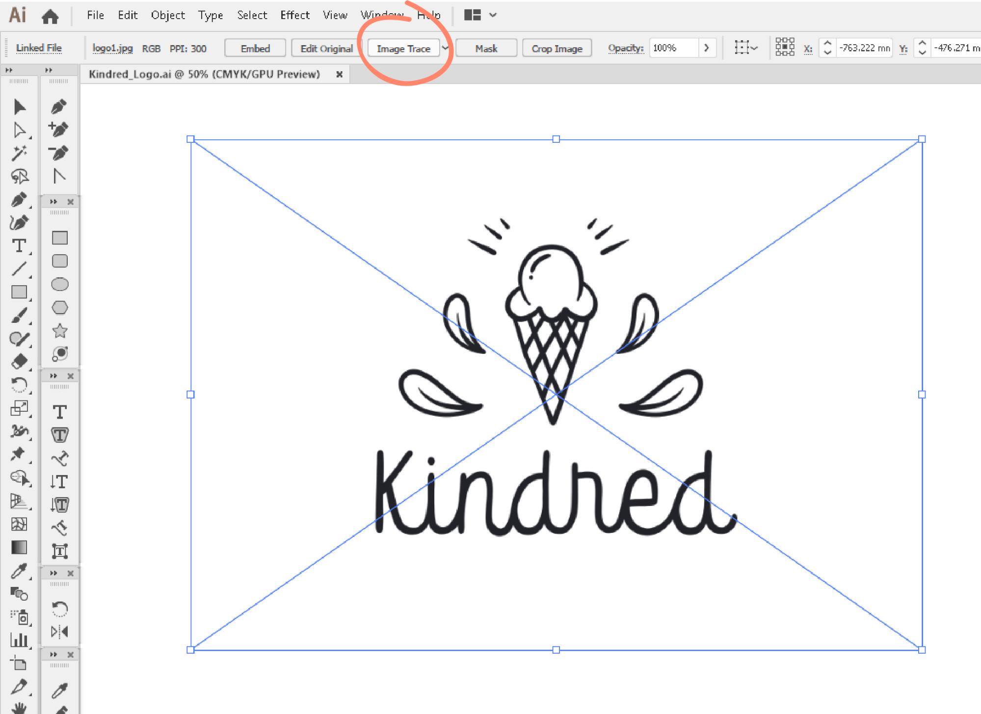 How to create a logo in Illustrator and set up a workspace