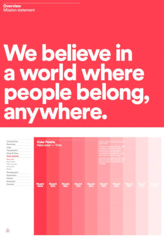 AIRBNB brand guideline by DesignStudio