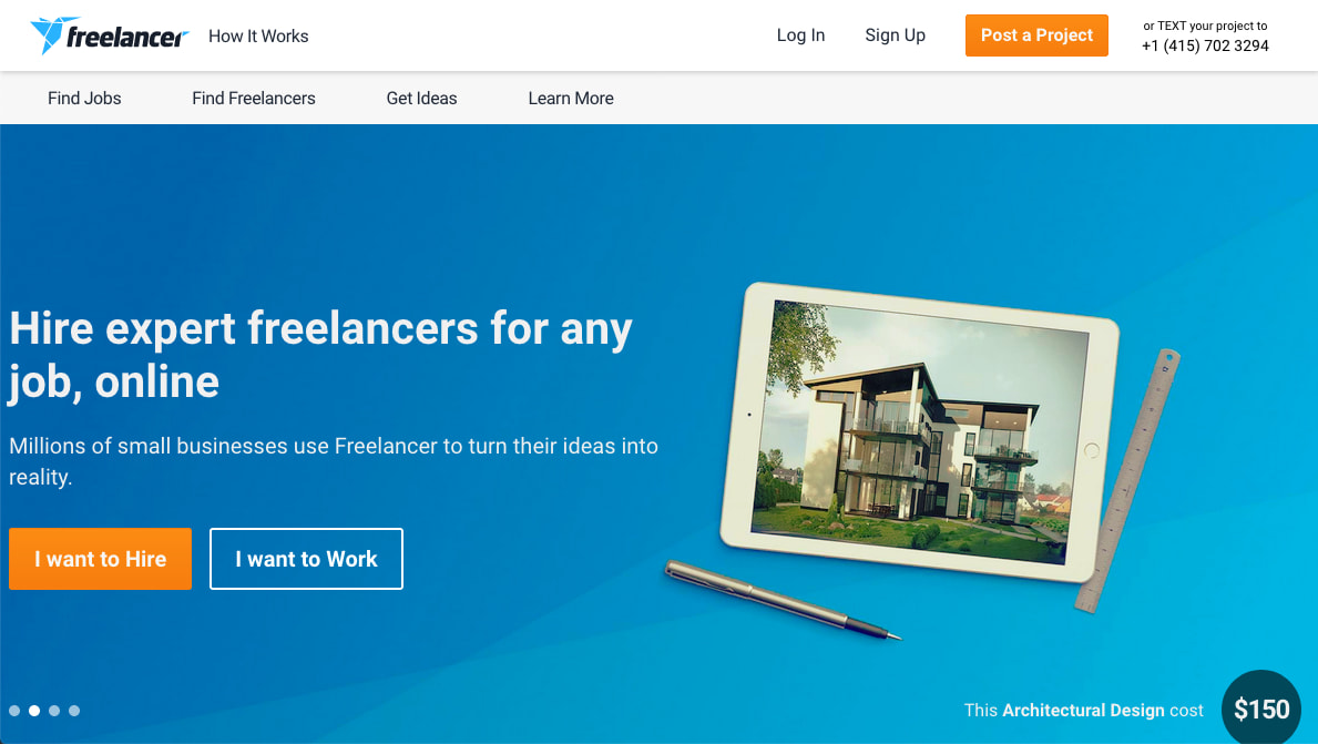 fiverr alternative Freelancer.com