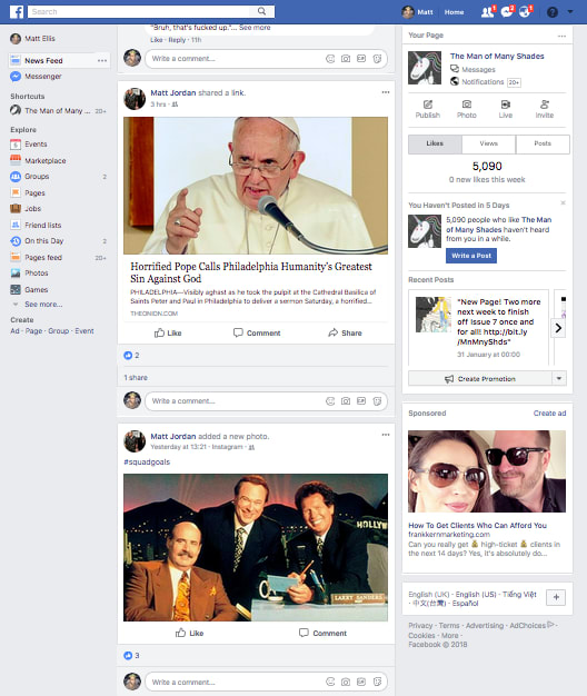 Facebook feed