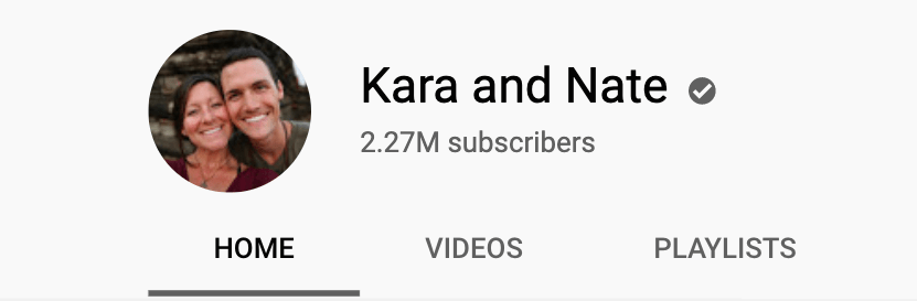 kara and nate youtube channel profile image