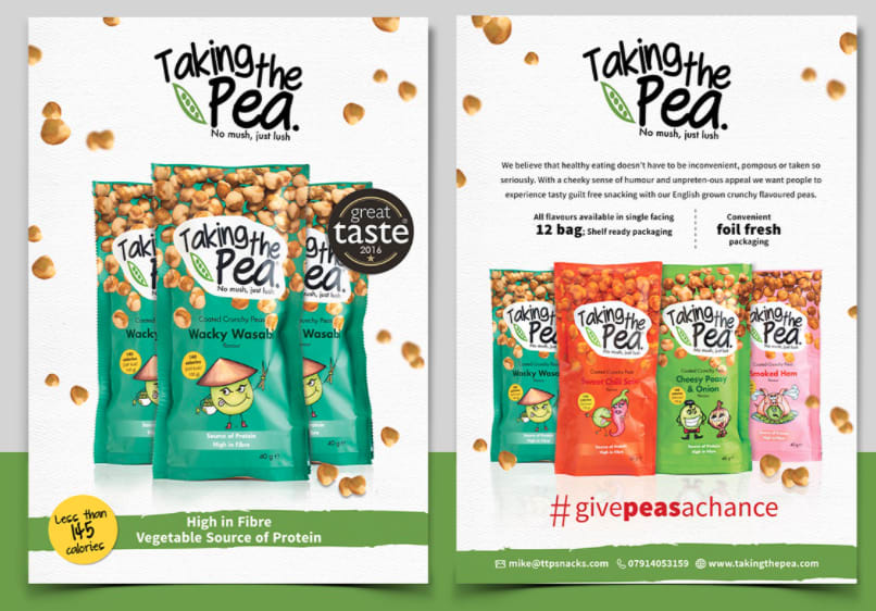 Taking the pea snack brand