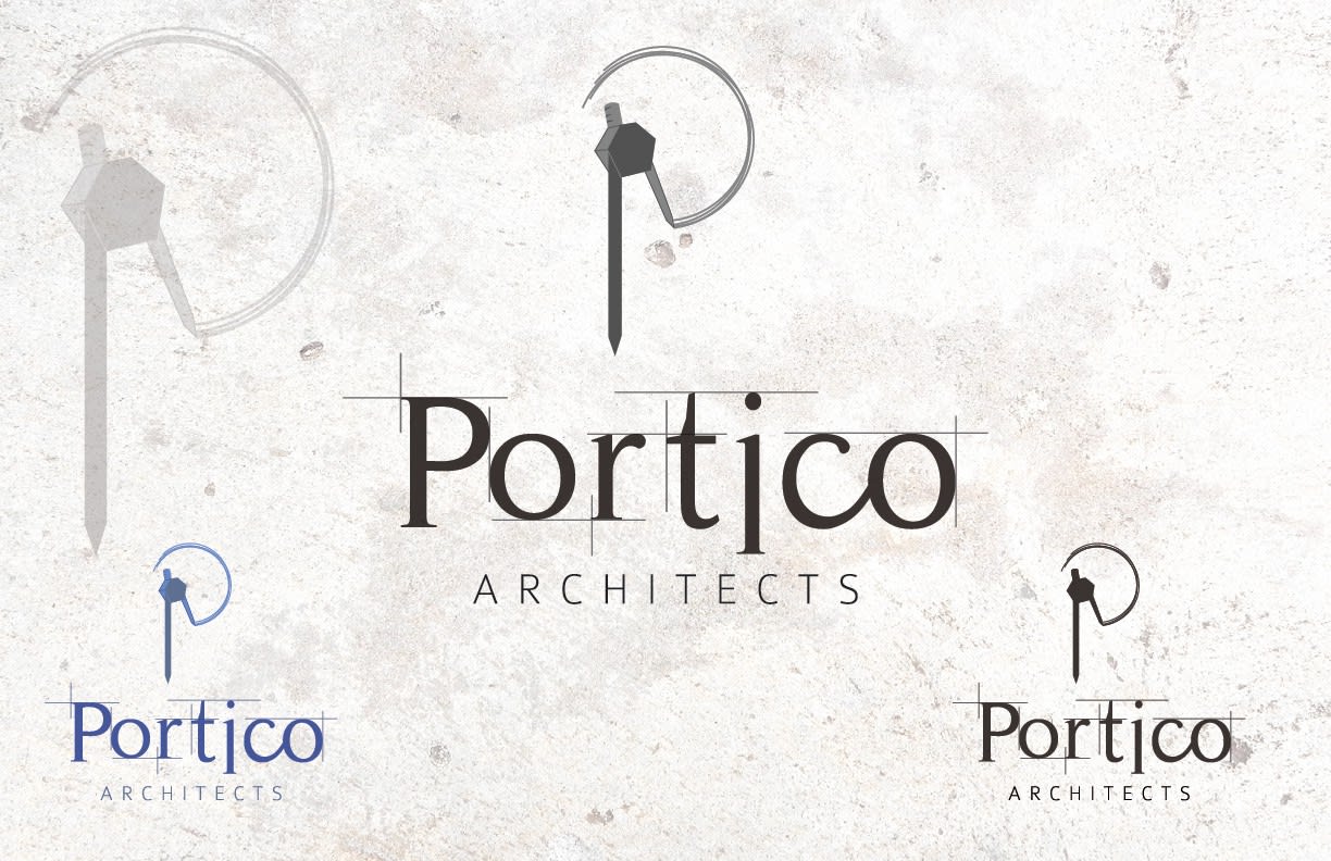 Wordmark logo paired with an image of a protractor making a letter &ldquo;P&rdquo;
