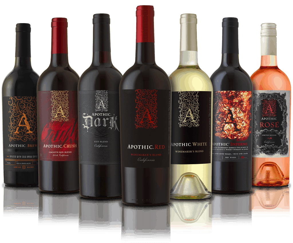 collection of Apothic Wines