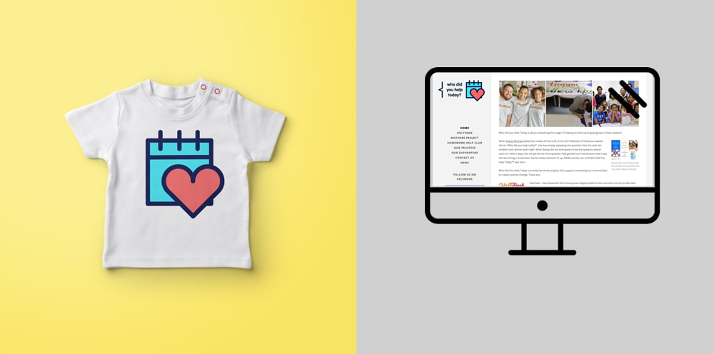 Iconographic logo design for charity