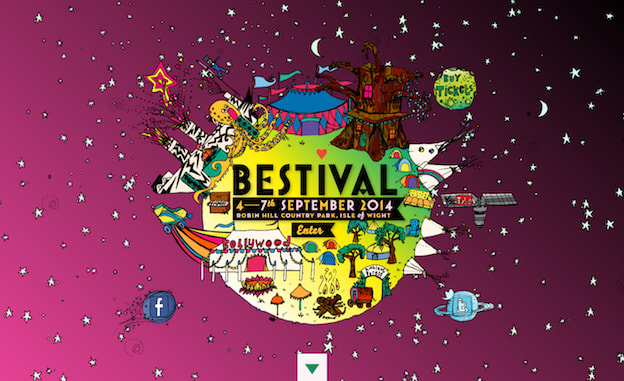 Web design for Bestival